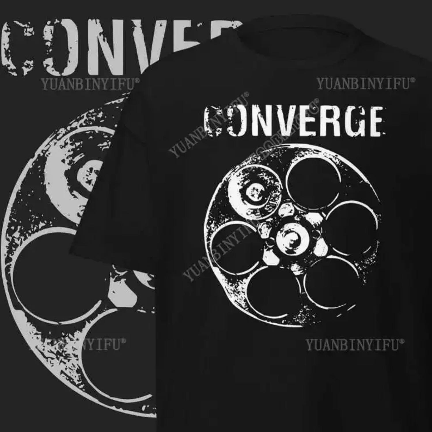

Converge Band T-Shirt Hardcore Punk Band Merch cotton Vintage round neck Streetwear Tees Short Sleeve S разноцветный