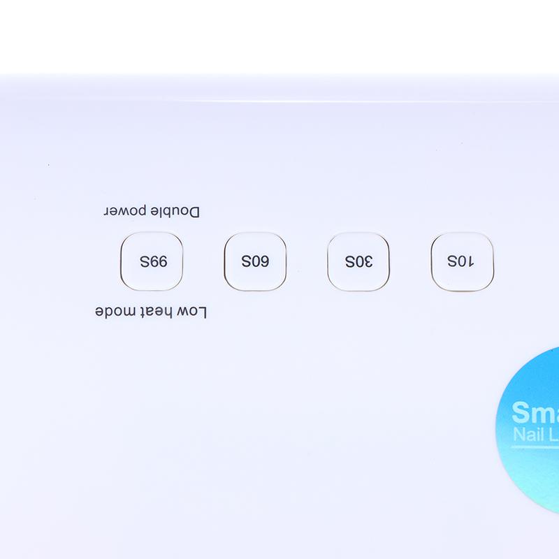 Nail Dryer Smart 2.0 48W Uv Led Lamp Nail With Smart Timer Memory Invisible Digital Timer Display Nail Drying Machine