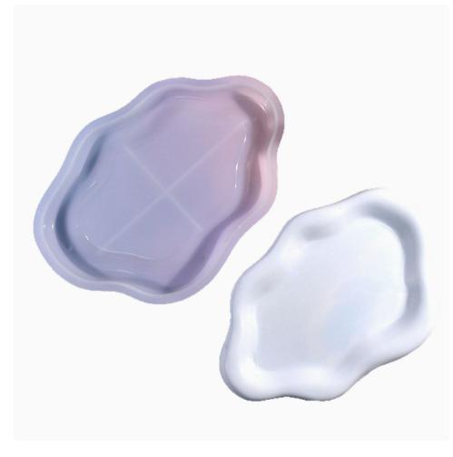 Irregular Cloud Tray Silicone with Mirror Surface for DIY Tray Making and Projects