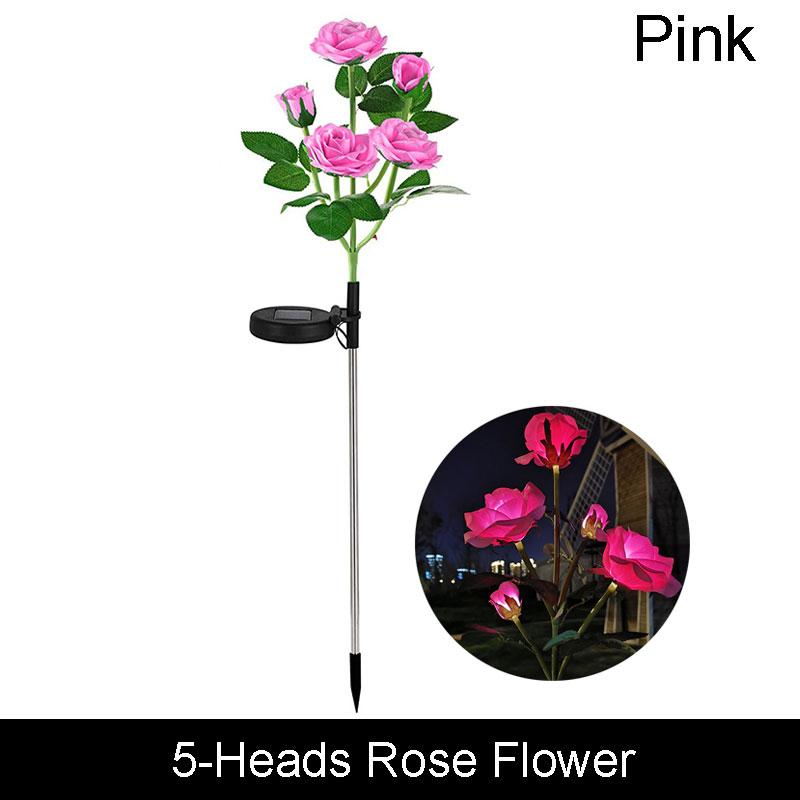 3/1Head LED Solar Simulation Sunflower Lights Garden Yard Lawn Night Lights Landscape Lamp Home Decoration Flower Light