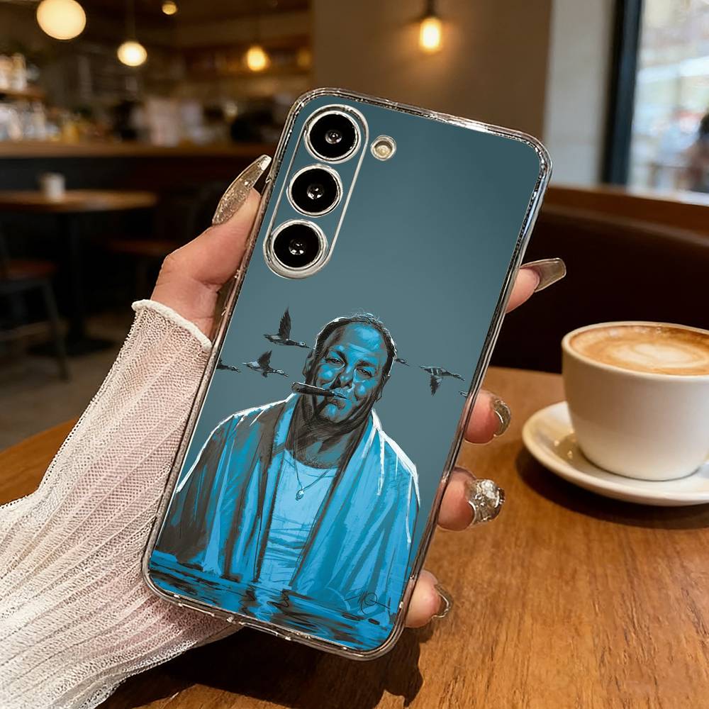 The Tony Soprano-JG Phone Case For Samsung Galaxy S24 S25 S23 S22 S21 Plus S24 S25 Transparent Cover Case Samsung S235G