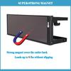 Magnetic Paper Towel Holder 2in1 Magnetic Spice Rack with Hooks Wall Mount Shelf Towel Rack for Refrigerator Black With Hook