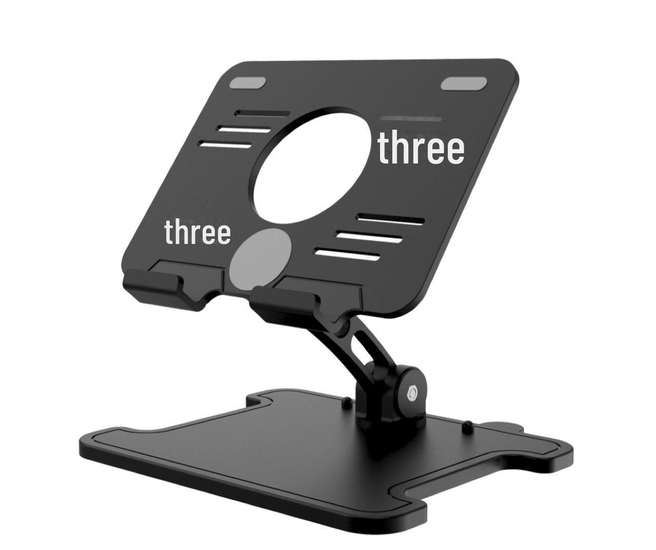 

Регулируемая складная портативная подставка для телефона и планшета серый