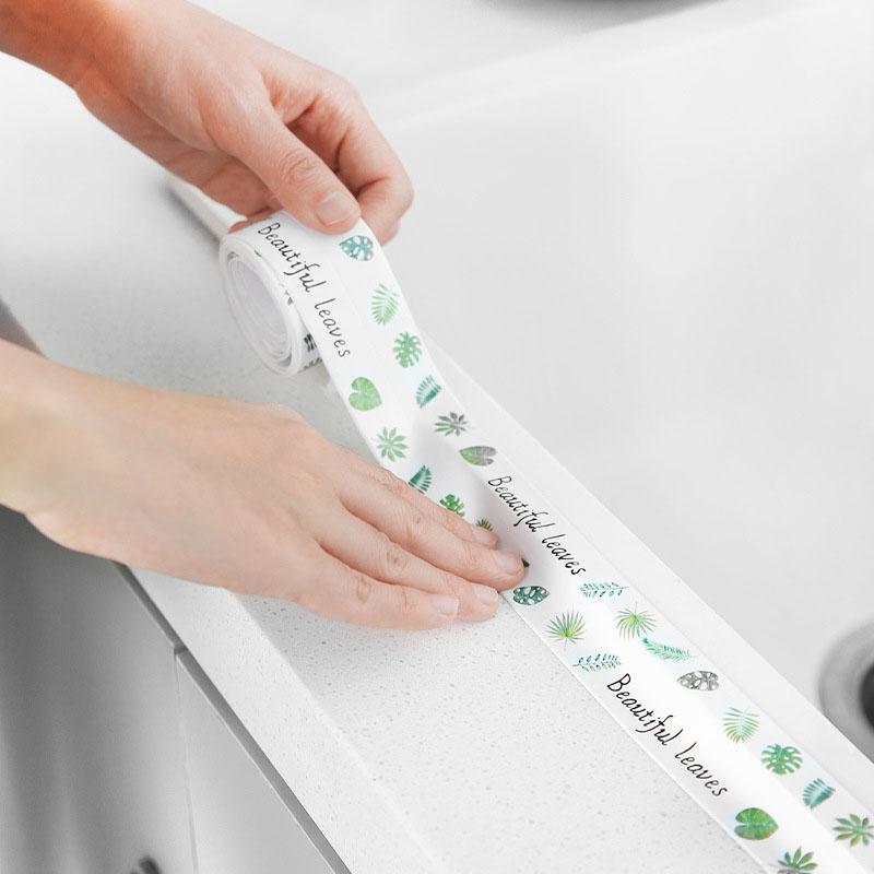 Αυτοκόλλητη Ταινία Στεγανοποίησης για Μπάνιο και Κουζίνα, Αδιάβροχη και Αντιμουχλιαστική Ταινία για Νεροχύτη και Τουαλέτα, Εύκολη στην Εγκατάσταση και Ανθεκτική