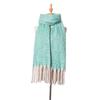 Autumn and winter circle sand thick tassel flower matching scarf shawl thick braid thickened Tonglu scarf