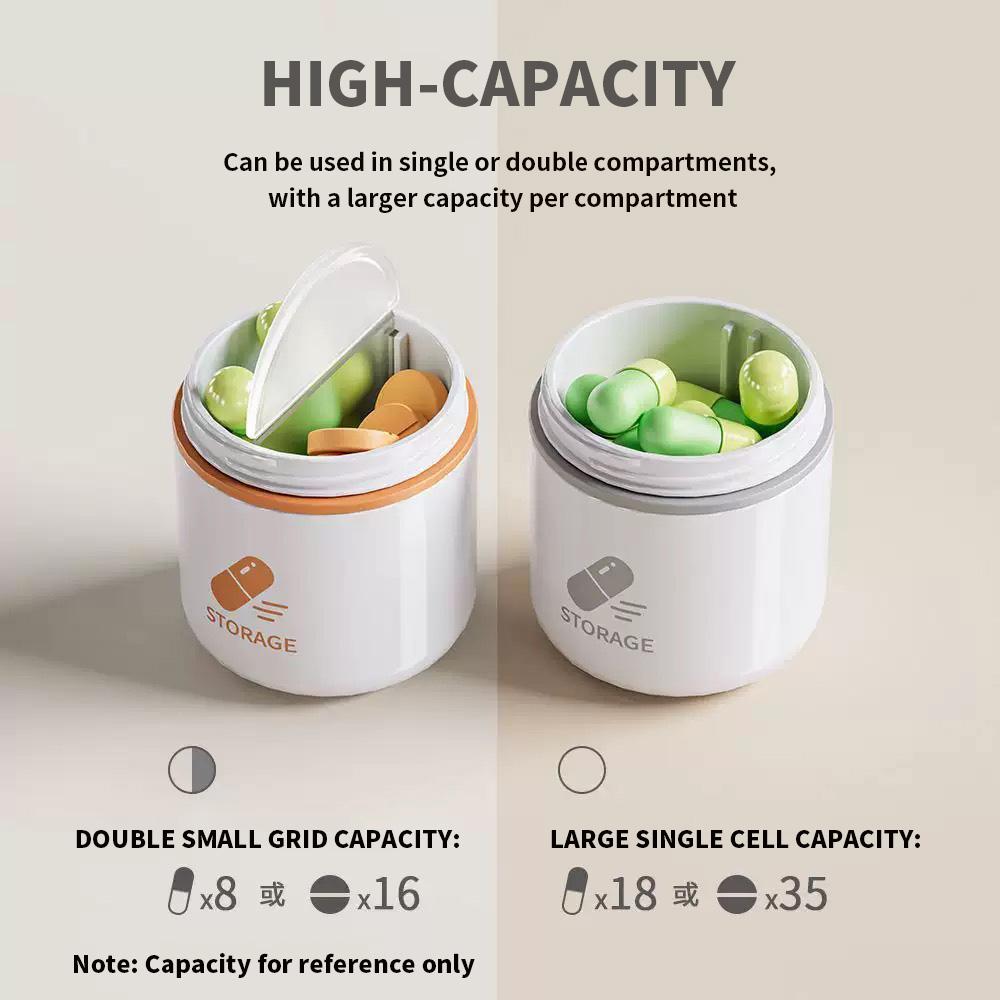 1PC Mini Medication Box - Compact, Convenient, Waterproof and Moisture Resistant - Home Pill Storage Box