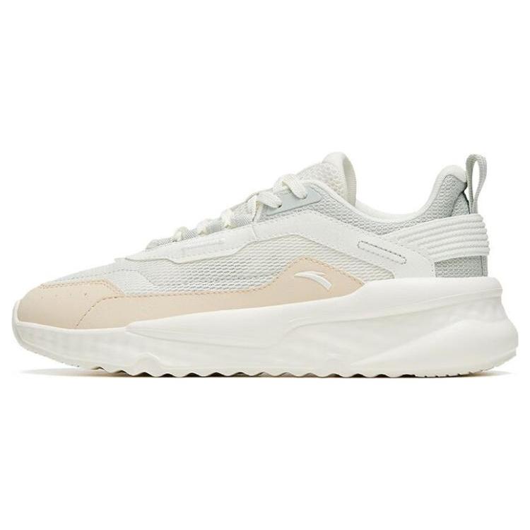 

Anta Unrestrained Cushioning Slip Resistant Abrasion Resistant Low top Sports Casual Shoes Women s White Gray Green 922328823-3 39