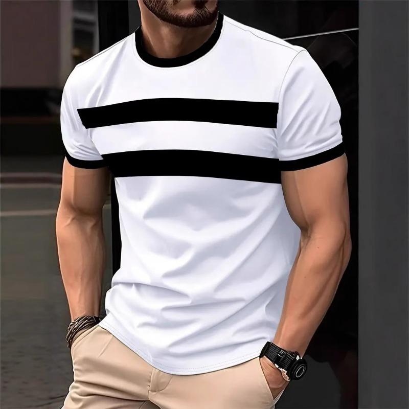 Herren-T-Shirt mit 3D-Druck, Kurzarm, Sommer-Street-Fashion, Freizeit-T-Shirt, Oversized-Kleidung
