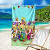 Ultra-Soft Beach Towel with Numberblocks Theme,Ideal for Pool - Camping, Diving - Perfect Travel Essential, Vibrant Beach Towel.