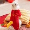 New Pet Clothes Are Festive, Gong Xi Fa Cai, Dragon Tail New Year's Four-legged Down Jacket, Kitten Dog Warm Cat Clothing
