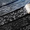 JIANWU 50mm*200cm Faint Light Weave Dream Series Vintage Water Rays Landscape Material Collage Tape Creative Journal Stationery