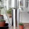 Stainless Steel Indoor Watering Can with Long Spout and Spray Bottle for Gardening and Plant Care