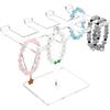 Multiple Tiers Acrylic Jewelry Holder for Organized Bracelet Storage Decorative Countertop Display With Easy Assembly