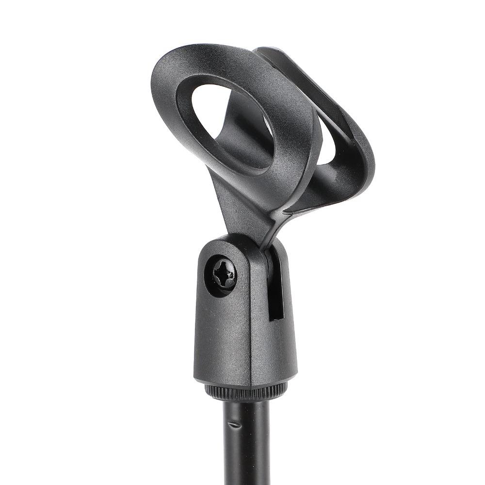 With Mic Clip Portable Mic Stand Foldable Microphone Tripod for Online Broadcasting