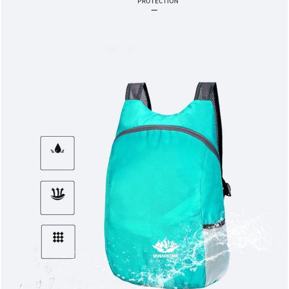 Durable 20L Large Capacity Mountaineering Packable Backpack Foldable Lightweight Outdoor Folding Handy Bag Waterproof Ultralight
