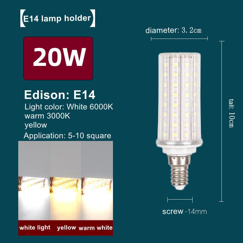 E14 E27 LED bulb 220V corn lamp bomb 110V 10W 20W 24W LED lamp Bedroom living room decorative lighting