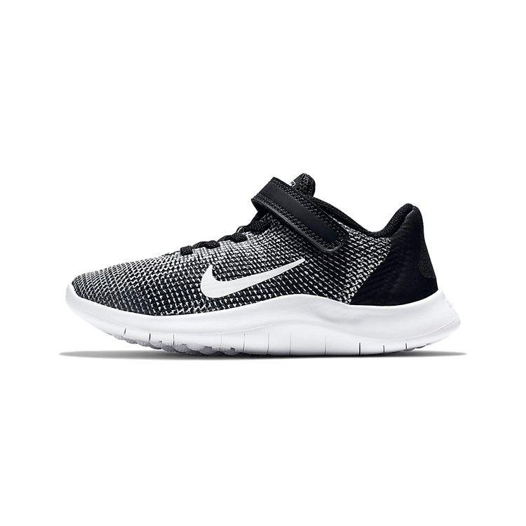 Nike Flex Runner Low Top Kids Running Shoes Kids Running Shoes Black White AH3436-001