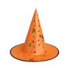 Wizard Costume Halloween Hat with Five-Pointed Stars for Kids and Adults