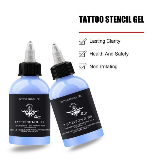 Yousheng 30ml/120ml Tattoo Transfer Gel Long Lasting Clarity Quick Dry Formula Natural Ingredient Non-irritating Mild Professional Stencil Transfer