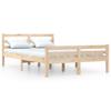 VidaXL Cadre de lit Bois massif 150x200 cm Très grand 814824