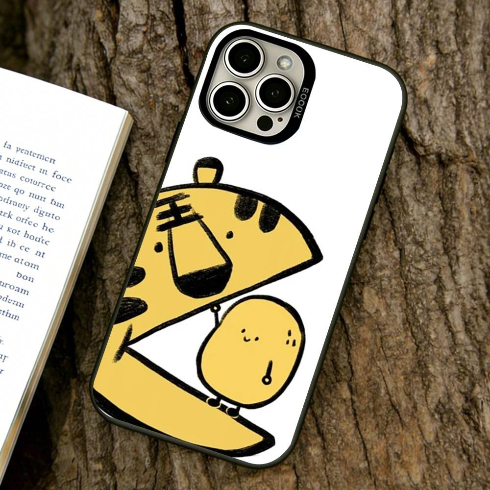 Cute potato Phone Case For iPhone 17,16,15,14,13,12,11 Plus,Pro Max,XS,Colorful Silver Phone case Funda Cover