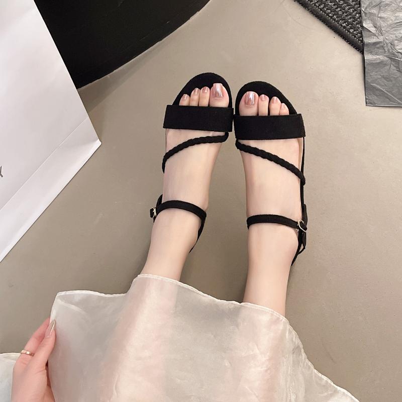 Fashion 2025 new High Heels Sandals Women Summer Shoes Women Fashion Open Toe Buckle Sandals Casual Square Heel Female Shoes