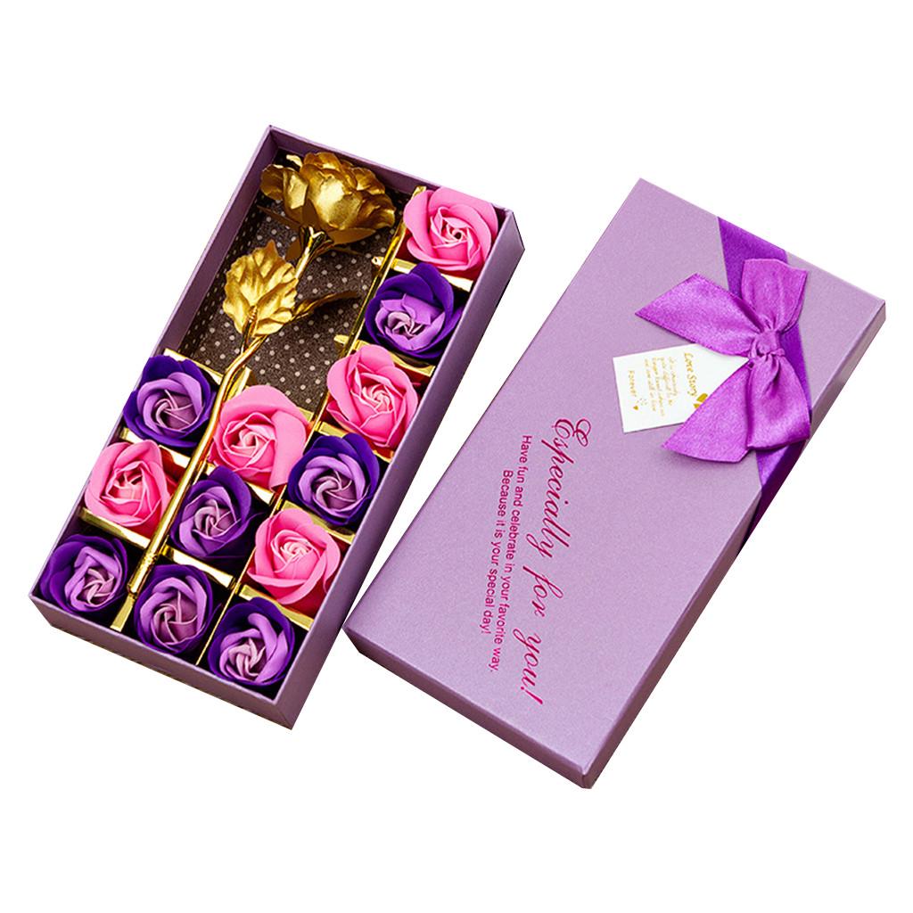 Women For Whom You Loved Pretty Red Rose Nice Girls Unique Gift For Mom 13Pcs