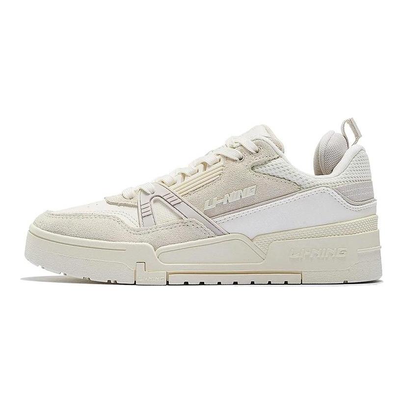 Li Ning 001 BTC Low Top Skateboard Shoes Women's White AGCS104-5