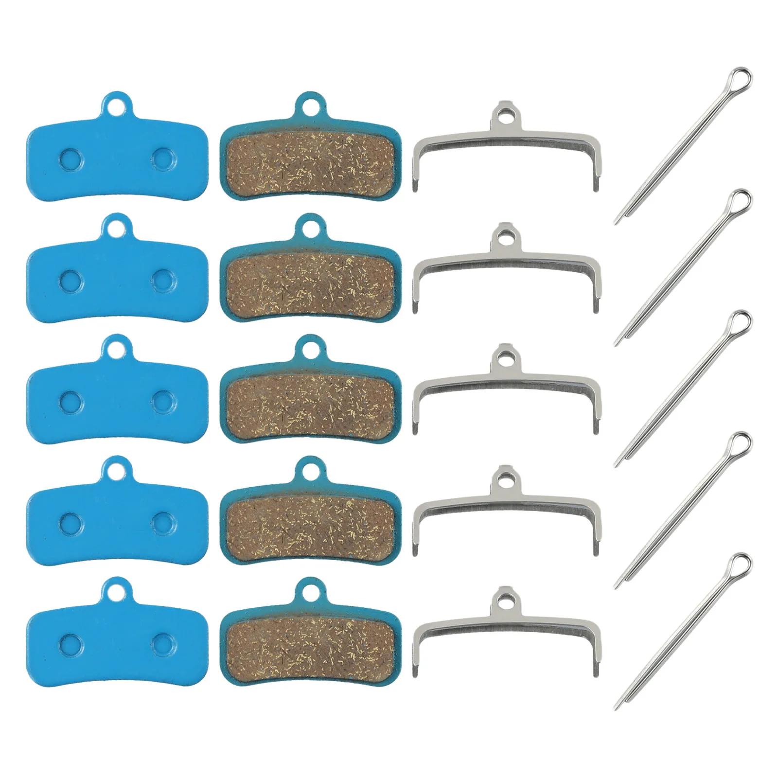 5 Pairs Bike Brake Pads Bicycle Disc Brake Pads For D03S D02S Saint BR-M810 TK Bicycle Brakes Pads For Mountain Bike Disc Brake Multi metallic pads