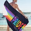 Toalhas de Praia Arco-Íris Dia do Orgulho Toalha de Praia Toalha de Praia LGBT Toalhas de Piscina Estilosas para Homossexualidade Toalha de Praia de Secagem Rápida