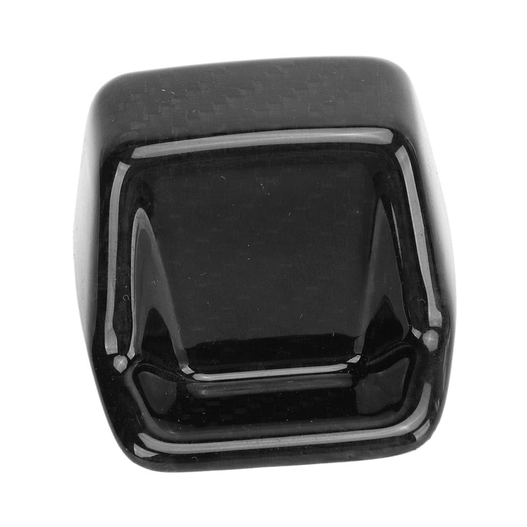 Gear Shift Knob Cover Carbon Fiber Gear Shifter Head Decoration Cover for A3 S3 RS3 8Y 2021+ Black