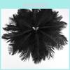 Luxurious Natural Ostrich Feathers 12-14 Inches For Elegant Party Table Decor