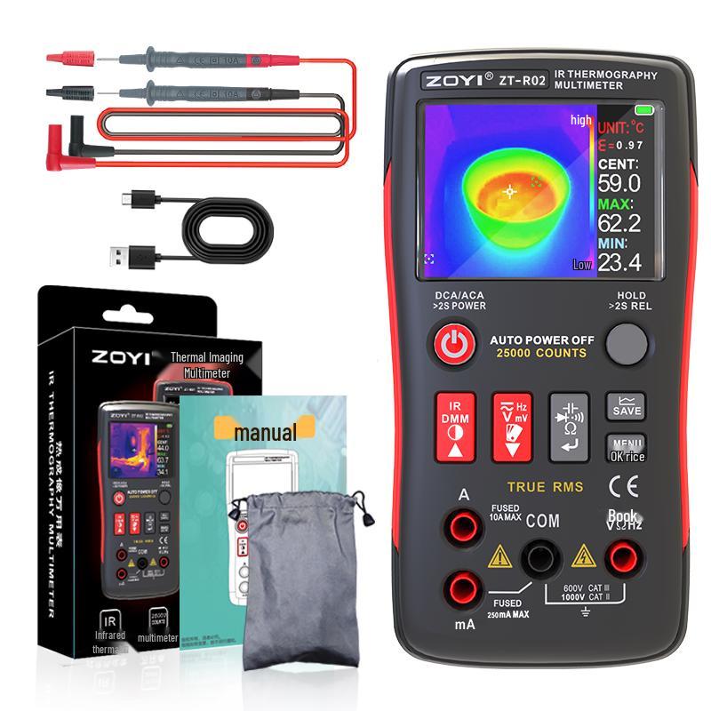 Zhongyi ZT-R02 Infrared Thermal Imaging Multimeter for Industrial Floor Heating
