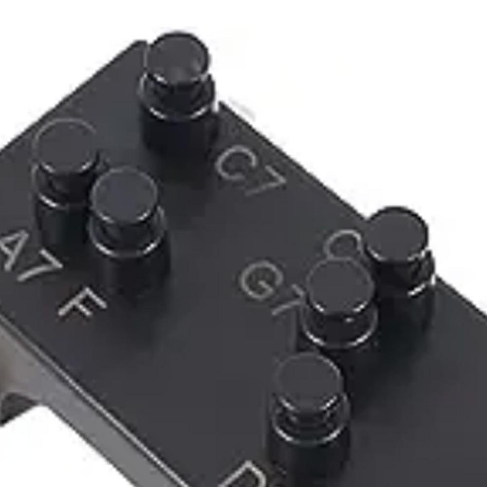 Polymer Ukulele Chord Trainer Black Guitar Practice Tool Ukulele Practice Tool Home Practice
