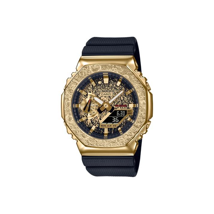 

CASIO Мужские часы Полностью металлические Серия Золотые Часы GM-2100MG-1A GM-2100MG-1A Gold Watch Case
