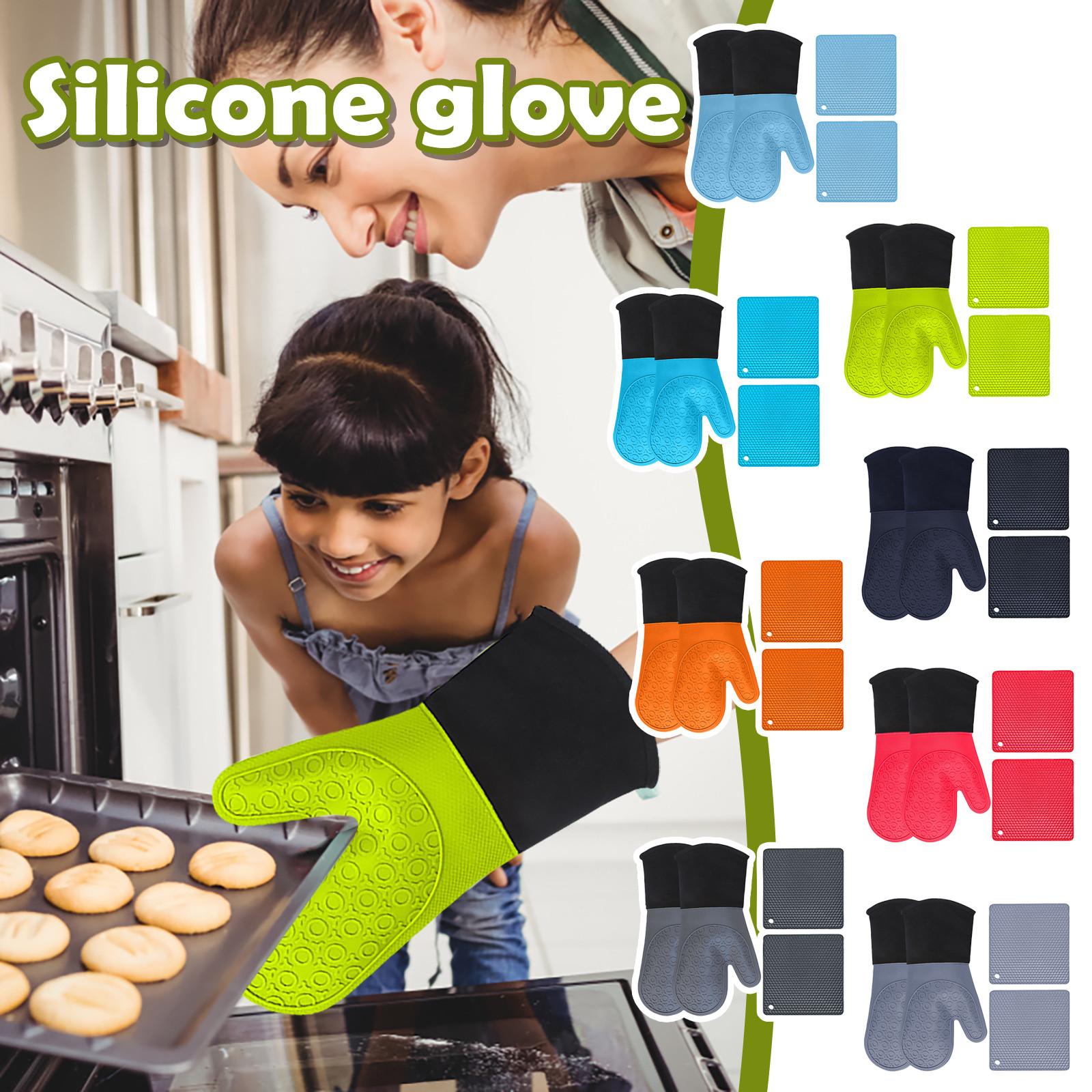 

Силиконовые перчатки, термостойкие перчатки с изоляцией для микроволновой печи