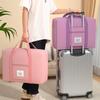 Large Capacity Foldable Oxford Cloth Travel Handbag for Short Trips