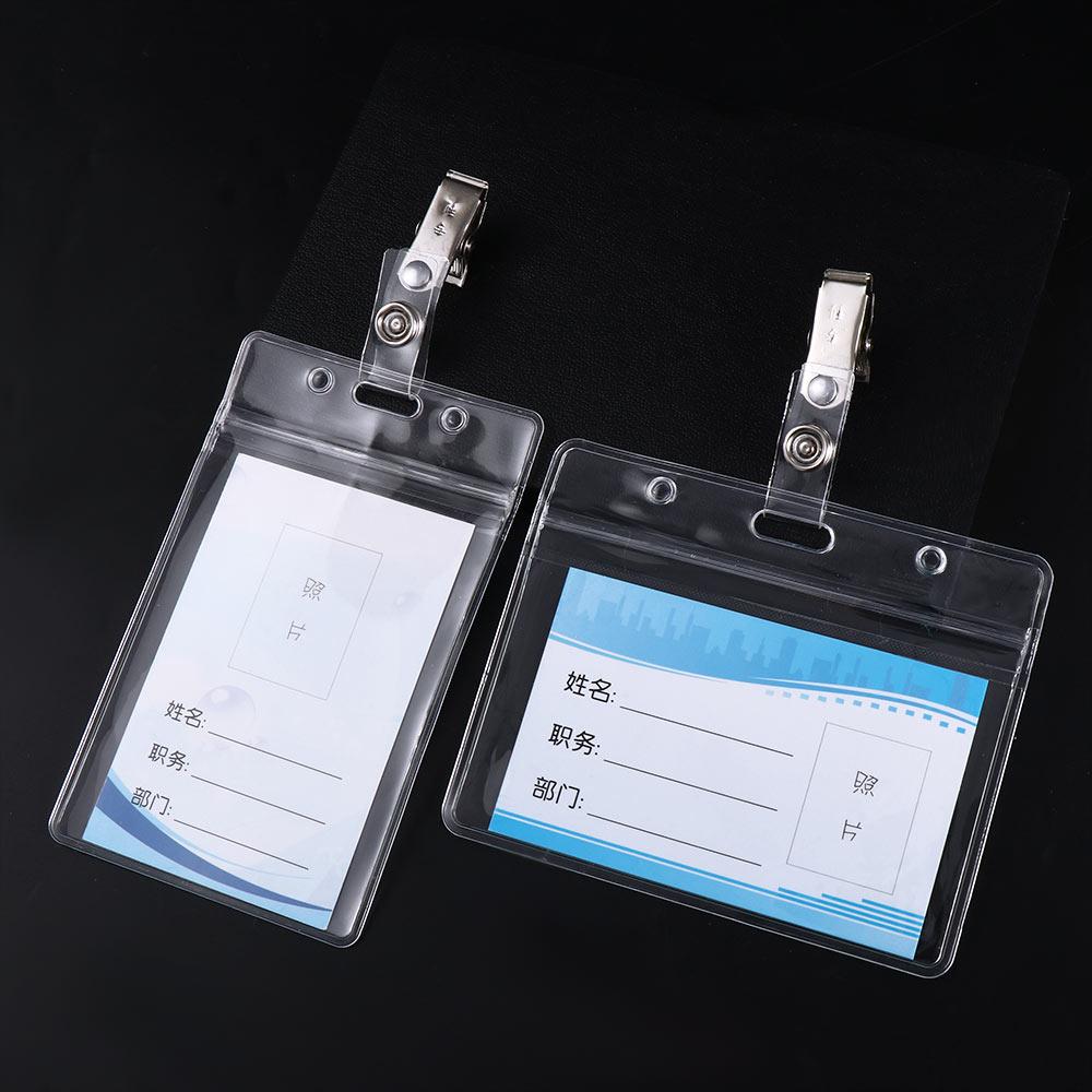 Access Card Bank Card Office Supplies Work Card Holder Badge Holders Work Card Protection Cover