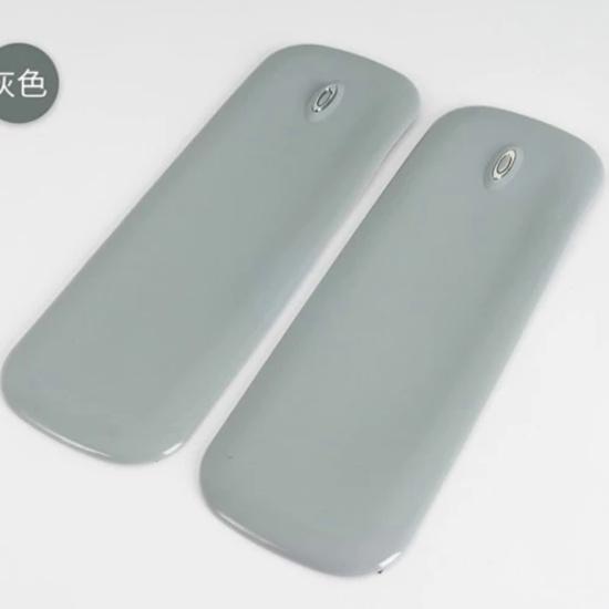 

2 шт., защитная полоса для автомобильного бампера, авто, полоса для предотвращения столкновений, угловая защита бампера, защита от натирания автомобиля серый