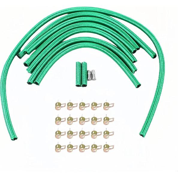 Zestaw przewodu powrotnego wtryskiwacza paliwa diesla, GM19001-VT, U19001-VT Przewód powrotny Viton do paliwa Diesel z zaciskami Pasuje do silnika GM 6.2L 6.5L