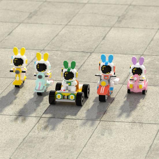 1 Set Building Blocks Cute Outer Space Spaceman Mars Rover Mini Bricks Gifts Science Toys