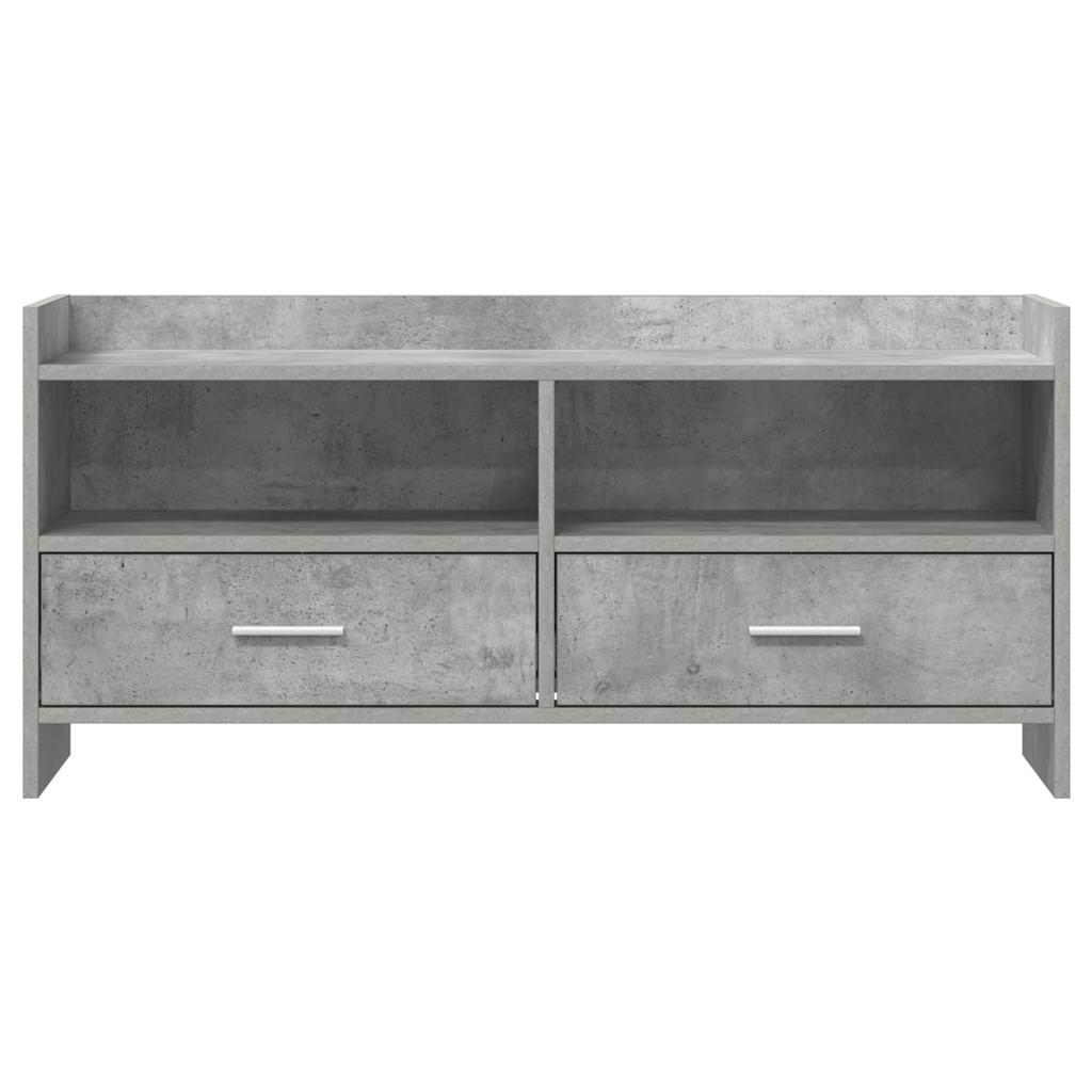 TV Stand 100 x 33 x 47 cm Concrete Grey Particleboard