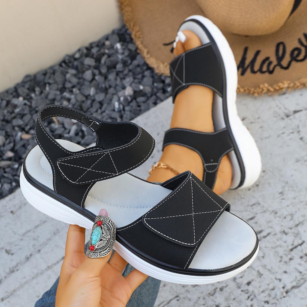 Scarpe da Donna Versatili, Sandali da Spiaggia, Scarpe Traspiranti con Chiusura in Velcro, Scarpe da Donna