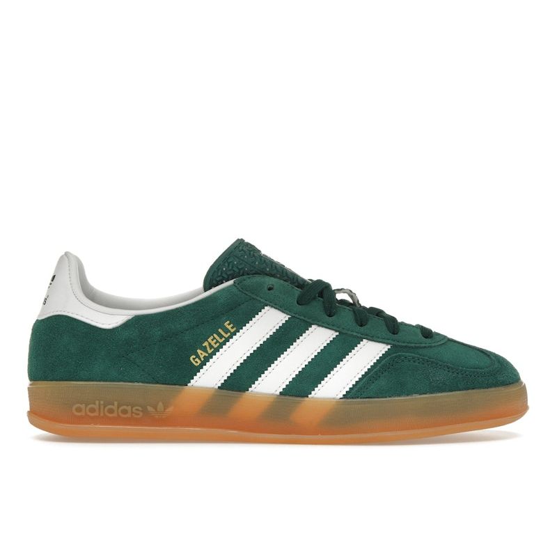 Adidas Originals Gazelle Indoor Collegiate Green Cloud White Gum Unisex JI2062 35.5