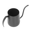 Compact Stainless Steel Narrow Spout Coffee Kettle with Drip Pot and Measuring Cup, Perfect for Kitchen, Office, Coffee, Tea, and More (Seven-Letter