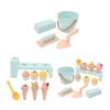 Creative Sand Play Set Beach Sand Bucket Toy With Icecream Cone Molds For Outdoor Activity Sandcastle Activity Toy