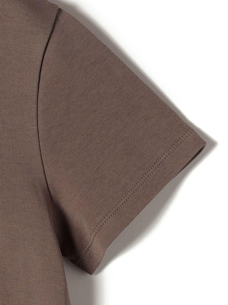 SHIPS for Women Organic Cotton Smooth Cut and Sew One 312370006 T-Shirt, Brown, Size,