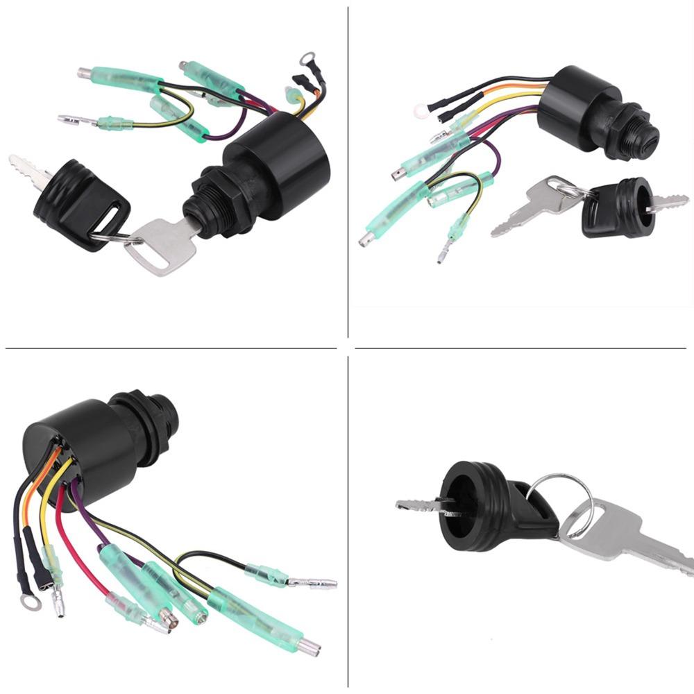 87-17009A5 Boat Ignition Switch Assembly Outboard Starter Reliable Boat Key Switch Marine Engine