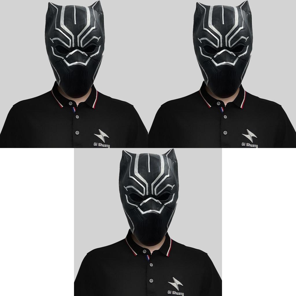 Marvel Black Panther Mask High Quality Latex Costume For Halloween Party Fun