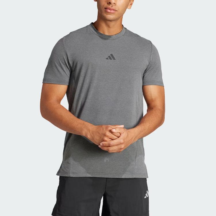 adidas Designed for Training Workout Tee Dgh Solid Grey Men Streetwear IS3809